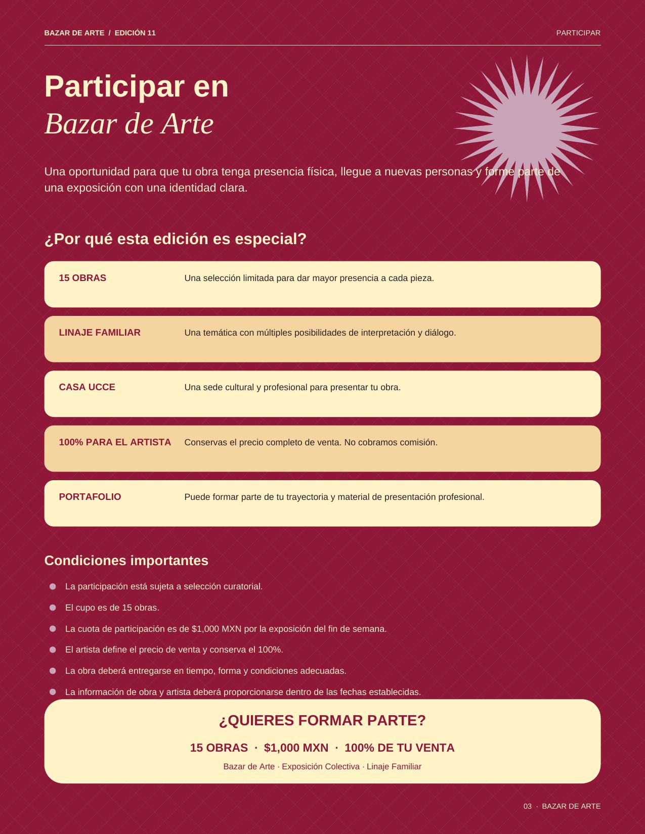 Expo Linaje Familiar — Bazar de Arte — página 3